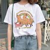 Cute Capybara Clothing T-Shirt Women Vintage Cartoon T Shirt Female Casual Anime Top Tees T Shirt Manga Women Graphic Tee Tops
