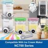 2PCS/4PCS Replacement Ice Cream Cup Creamer Ice Cream Maker Machine Accessories