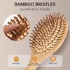 1PC Natural Wood Comb Bamboo Air Cushion Comb High Elastic Head Smooth Hair Not Knotted Practical Comb Hair Loss Massage Brush