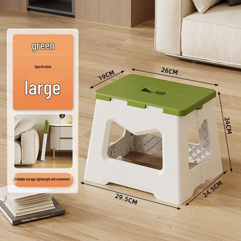 Компактный детский складной табурет для обуви и использования на открытом воздухе