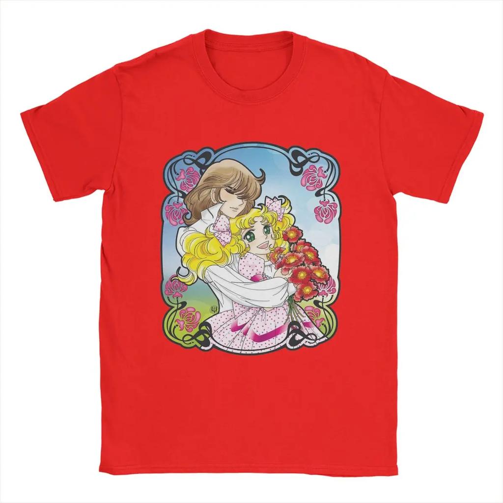 Candy Candy Anime & Terence T-Shirts for Casual Cotton Tee Shirt Round Collar Short Sleeve T Shirts Printed Clothing