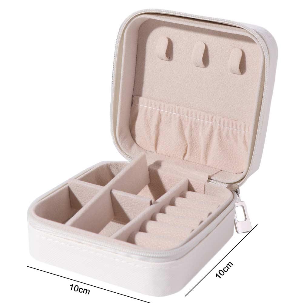 Packaging Box Velvet Jewelry Box Necklace Ring Earrings Organizer Holder Household