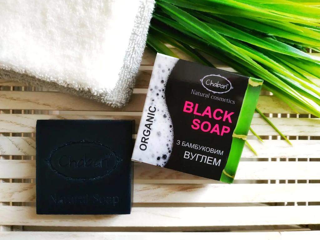 Organic Soap with Bamboo Charcoal Chaban 100 G