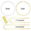 Steel Gifts Jewelry Flat Snake Chain Herringbone Necklace Snake Link Chain Gold/Silver Plated