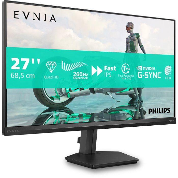 Ecran PC Gamer - PHILIPS - 27'' - QHD - 260Hz OC (240Hz natif) - Dalle Fast IPS - 0,5ms - 27M2N3500PF/00