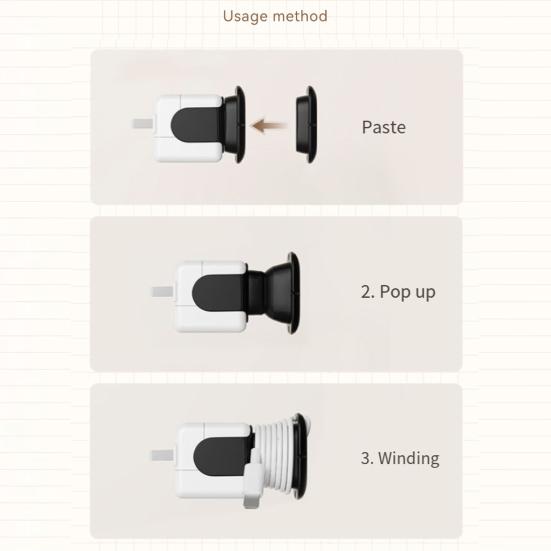 Retractable Charger Cable Winder Tangle-Free Universal Charger Power Data Cord Organizer Silicone Cable Holder Charging Wire Saver