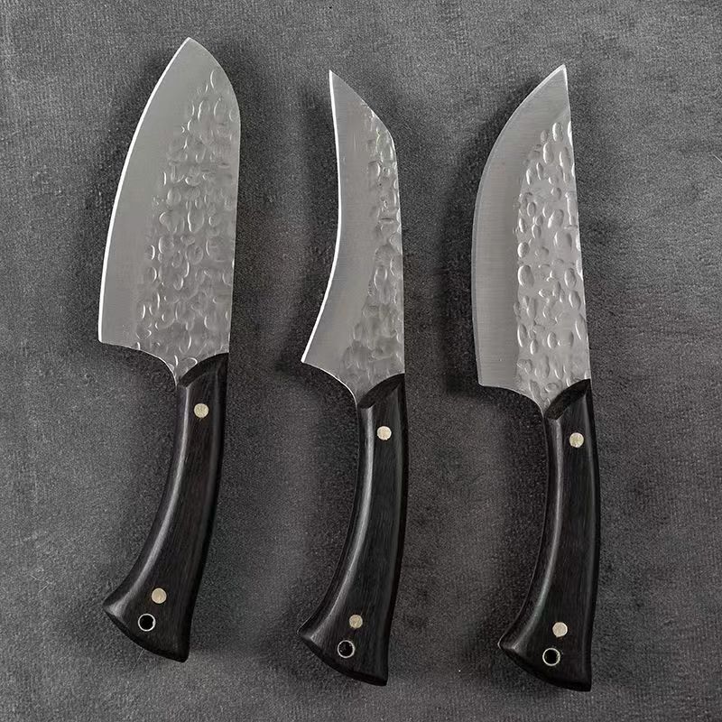 Кухонные ножи ручной работы Стальной нож шеф-повара Тесак для мяса Нож для обвалки Овощной измельчитель Резак
