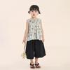 Summer Sleeveless Vest Tank Tops Shorts Set for Girls Tank Top + Shorts Kids 2 Piece Cotton Casual Outfits Set Toddler Baby Girl Cute Clothing Set