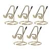 5Pcs Metal Desk Cell Phone Stand Cute Electroplated Metal Mobile Phone Stand Holder Desktop