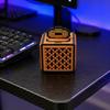 Pixel Art Decor Fidget Puzzle Cube Music Box, 3D Printed Game Toy Mechanical Box for Anxiety Relief, Small Musical Play Kids, Adults Unique