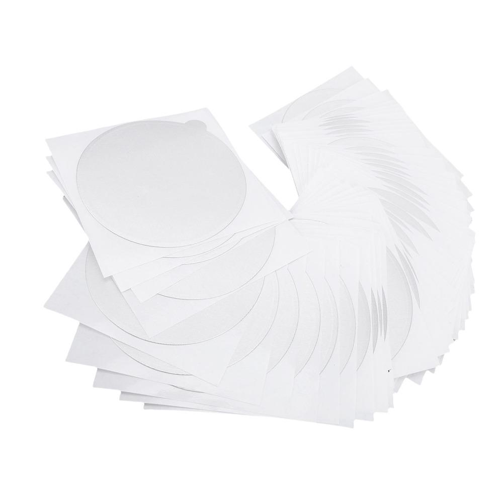 50pcs set Self Adhesive Aluminum Foil Lids Portable Aluminum Foil Sealing Stickers For Yogurt Cups