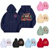 Women's Casual Long Sleeve Pullover Christmas Printed Hooded Sweatshirt With Pockets