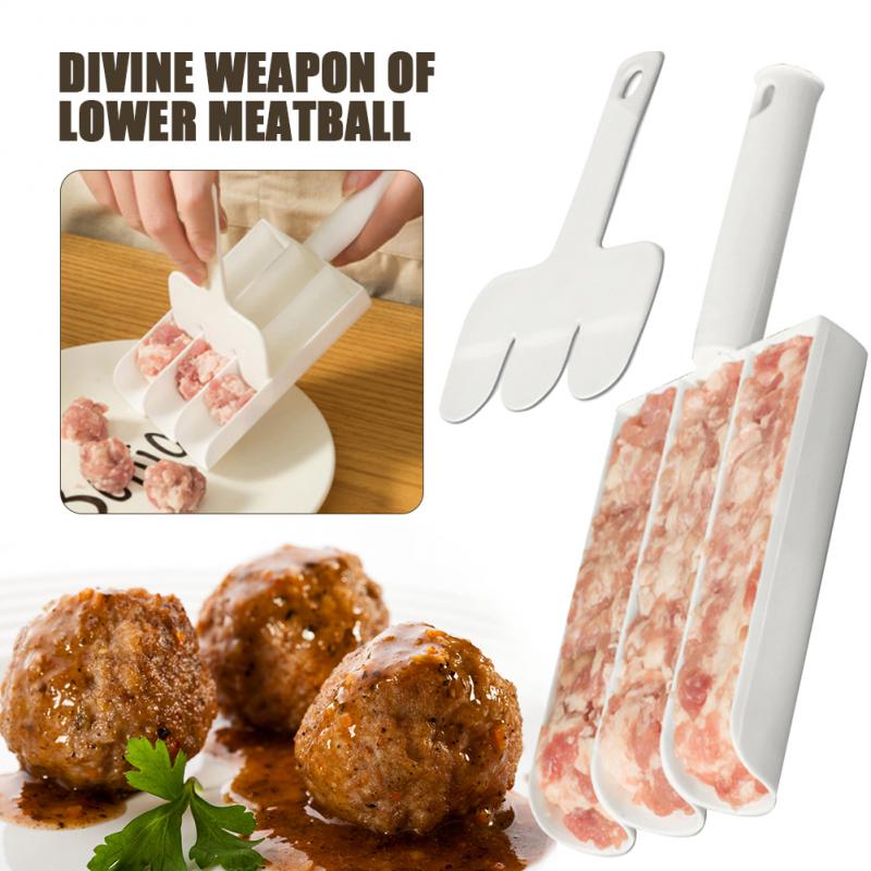 Meatball Apparatus Maker Clip Fish Ball Rice Ball Making Mold Form Tools Kitchen Accessories Stainless Steel Meat Baller Utensil