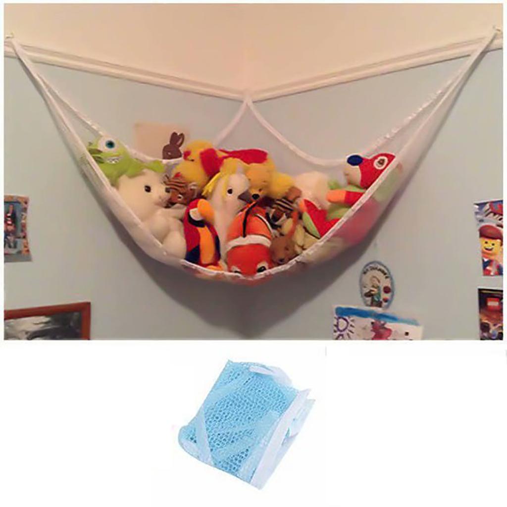 Гигантские игрушечные гамаки, угловые гамаки для хранения игрушек, органайзер, гамаки, сетчатая сетка для мягких игрушек