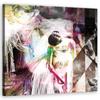 Canvas Print Dancing Ballerina Watercolour