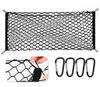 Car Trunk Cargo Prevents Luggage from Secures Full 4 Expands Storage Reinforces Fits Kei and Includes Fixing Hooks Net, 2-Layer Net, Falling, Luggage,