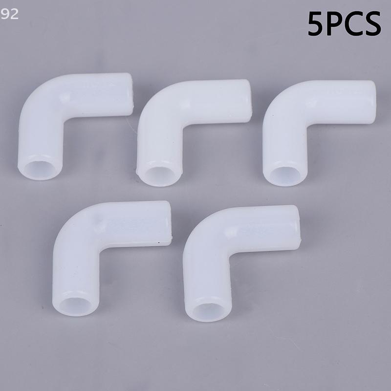 5pcs Silicone Elbow Flexible Repair Joint Hard Tube Soft Connector Elastic Right Angle Rubber Coupling Pipe Irrigation Garden