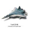 Xujia Стелс-истребитель Су-57 1:72 Модельных сборочных блока