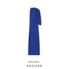 Kaslead New Women Clothes Western Style Fashion Simple Slimming Shoulder Solid Dress