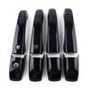 8Pcs Car Gloss Black Door Handle Cover Fit for Jeep Grand Cherokee Dodge Durango 2011 2012 2013 2014 2015 2016 2017