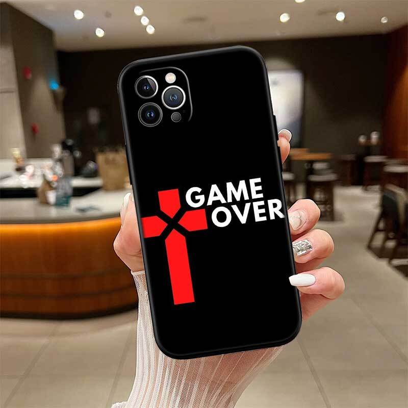 Game Over Shockproof Phone Case for Redmi Note 8 8T 9 9A 9C 9T 9S 10 11 11S 10C 10X 10A 10T Pro Max Plus Prime