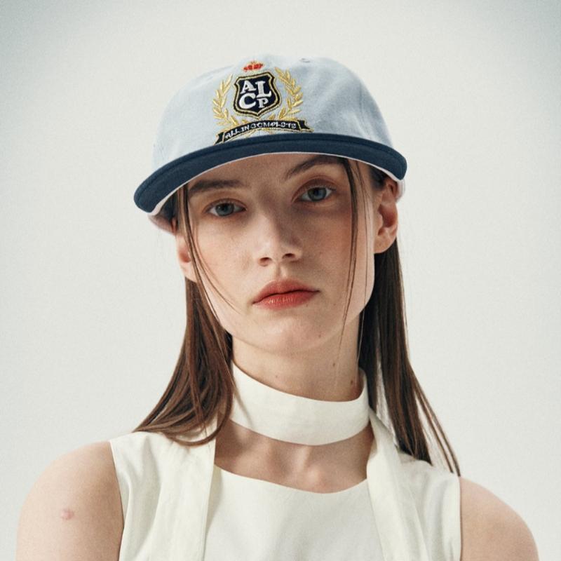 Allincomplete High School Cap Navy   Sky Blue