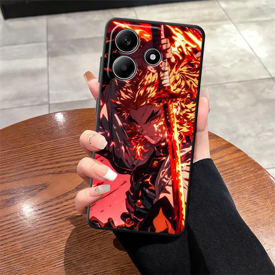 Чехол-бампер для телефона Demons Anime Slayer для Xiaomi Poco C50 M3 M4 Pro F3 F4 F5 X3 X4 X5 C65 C51 M5