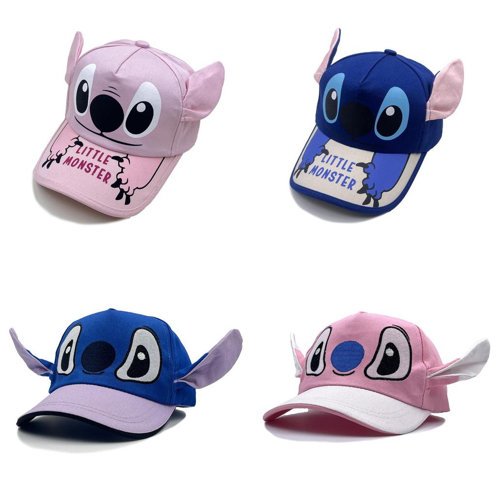 Baseball Cartoon Kids Cap With 3d Ears Sun Protection For Wear Casual