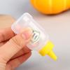 1/4Pcs Mini Cute Tomato Ketchup Bottle Portable Small Sauce Container Salad Dressing Container Pantry Containers For Bento Box