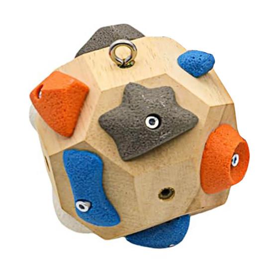 1/2 Комплекта Ручной работы Валун Блок Точность Сила Скалолазание Тренировка Валун Шар Снятие Стресса Симуляция Скалолазания Деревянный 3D Валун Камень