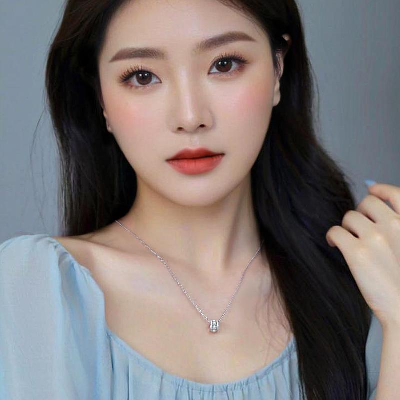 APM Monaco necklace ETERNELLE [Romantic Confession] Pearl Small Waist Adjustable Necklace + U-shaped earrings (10% off for two pieces) F Endless Love