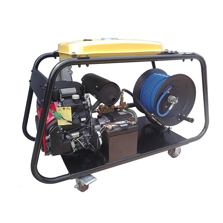 Vehicle-Mounted High-Pressure Sewer Pipe Cleaning Machine with Commercial Gasoline Engine