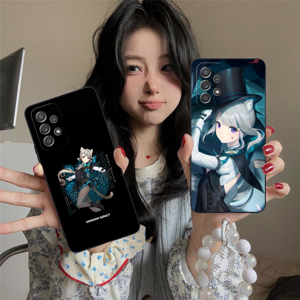Игровой чехол GI Lynette Матовый ТПУ для мобильного телефона Samsung Galaxy A56 55 54 53 52 51 36 35 34 23 16 15 5G Цветной чехол