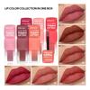 Teddy Tint Lip Color Tear Lip Gloss Super Stay Long-Lasting Coloring 12H Matte Texture Waterproof Lip Stain Lipstick Cosmetics