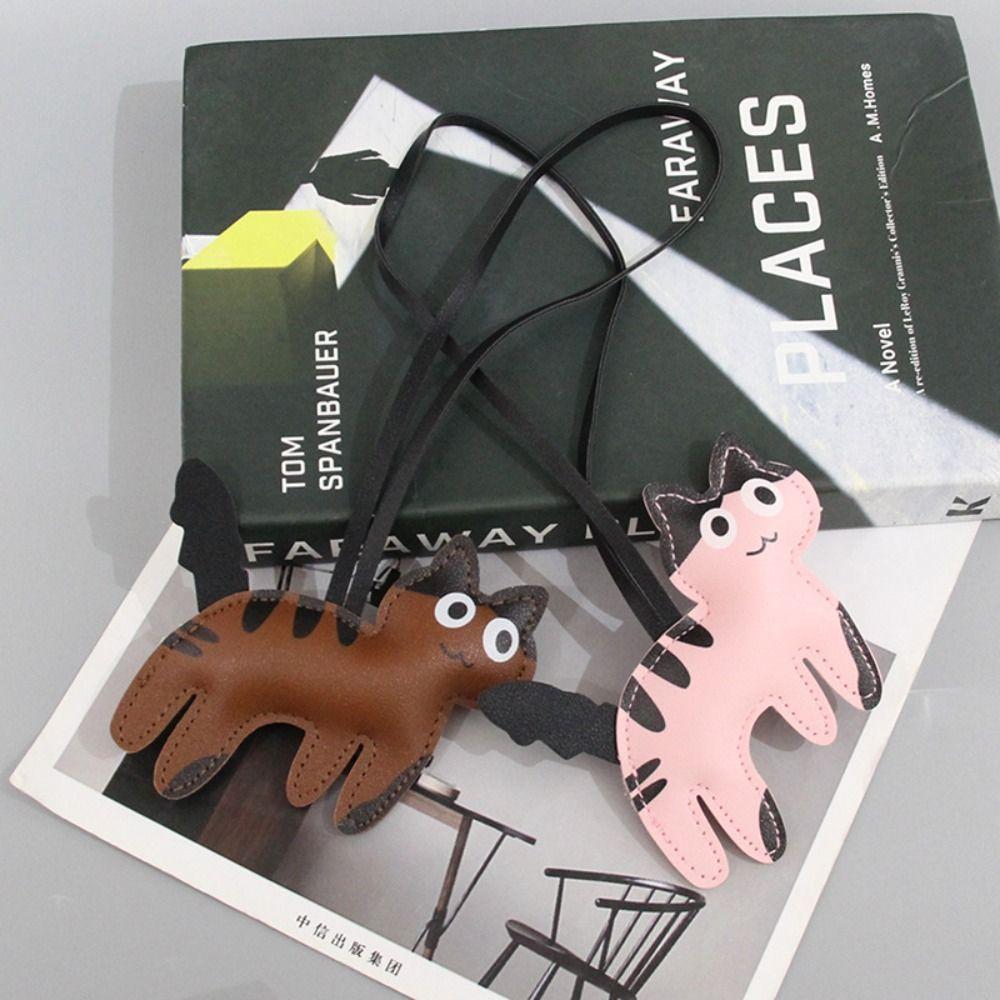 Милый щенок PU кожаный кот вешалка собака сумка кулон милый мультфильм брелок для мужчин