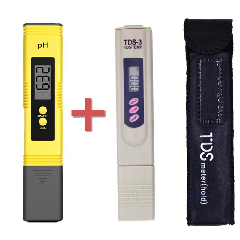 Измеритель TDS 0-9990ppm Цифровой PH-метр 0,01 PH Высокоточный тестер воды TDS&PH-метр 0-14 PH LCD PPM-тестер для аквариумного фильтра