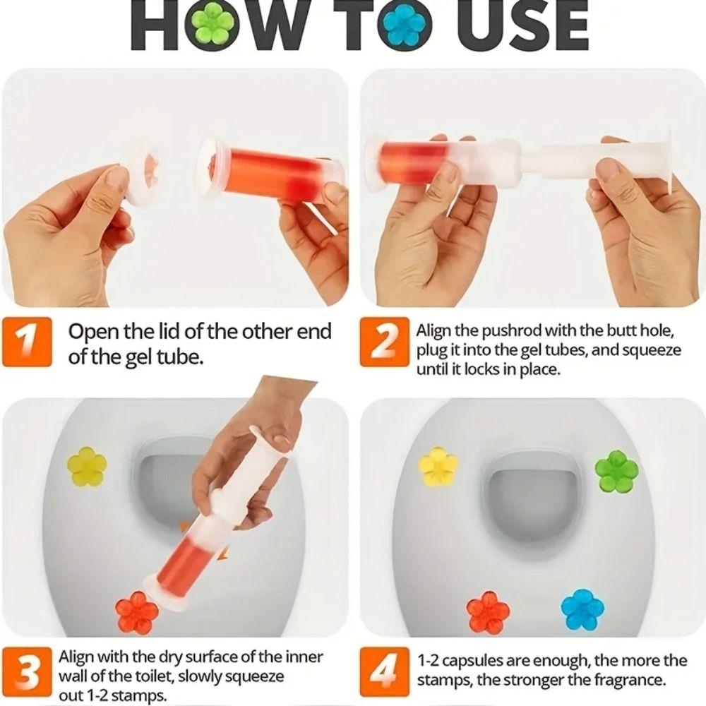 Ароматизированный гель для чистки туалета Бытовые инструменты для ванной комнаты Новый цветочный очиститель для туалета