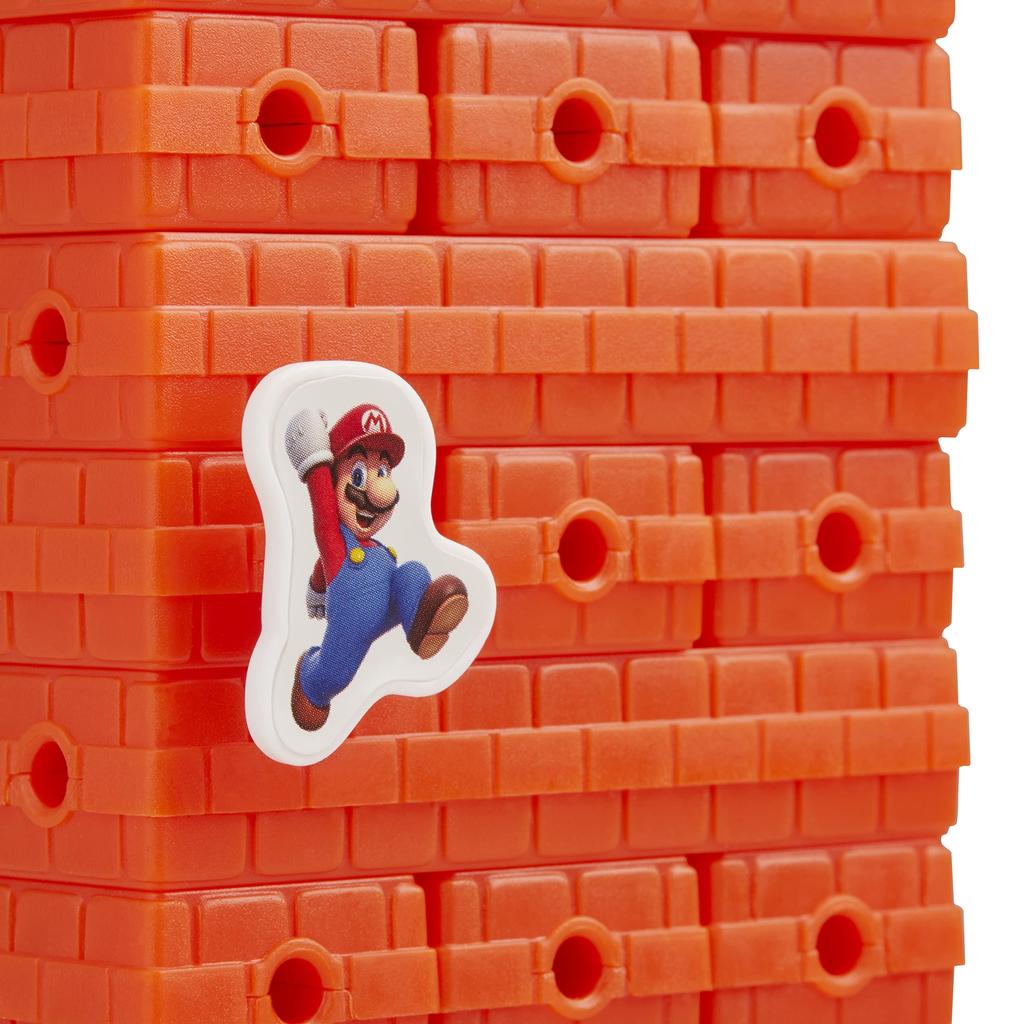 Hasbro Gaming Jenga Super Mario Super Mario Block Stacking Tower Game for Ages E9487 Genuine Product Fans, 8+
