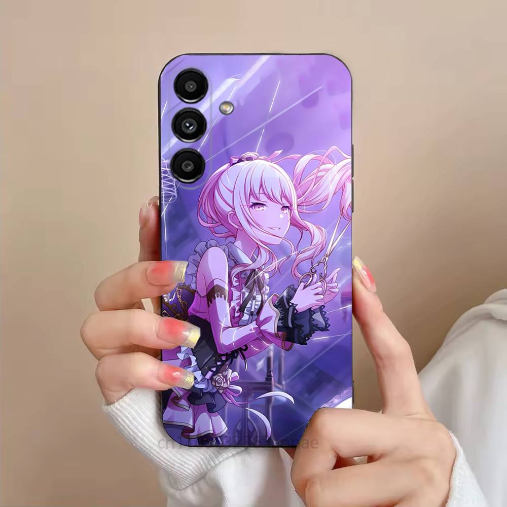 P-project Игра sekai M-Mizuki Чехол для телефона Samsung S25,24,21,22,23,S30,Ultra,S20,Plus,Fe,Lite,Note,S10,S9,Черный Мягкий