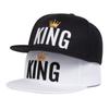 Unisex Letter Crown Embroidery Baseball Cap Men and Women Flat Basketball Hats Fashion Snapback Cap Hiking Caps Gorras