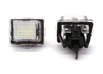 Lampy Rejestracji LED 2szt, 12V Kompatybilne Z Mercedes, Off-Road