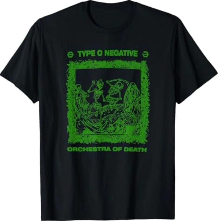 Винтажная футболка с изображением музыканта группы Type O Negative, Рок, 100% Хлопок, Мужская футболка, Топ