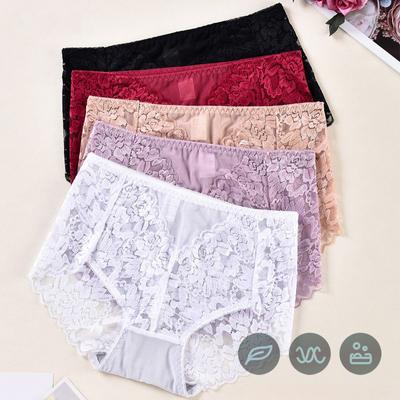 Сексуальные сетчатые трусы женское прозрачное нижнее белье со средней талией женское тонкое кружевное внутреннее белье удобные трусы с перспективой на бедрах