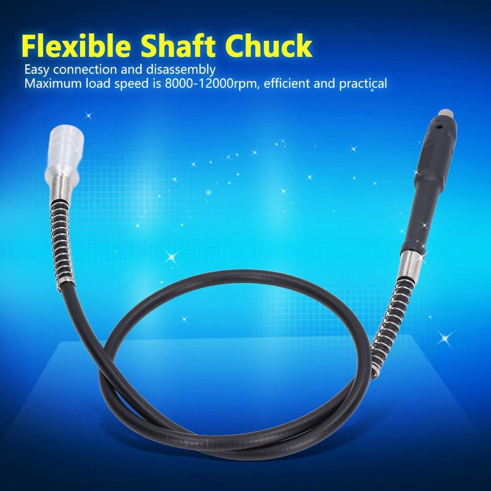 1/8 Chucks Rotary Grinder Attachment Flexible Cable Power Drill Converter Woodworking Tools