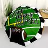 Football Game Day Fun Compact Travel Automatic Umbrella Retractable Design with 8-Rib Durability Durable Plastic & Iron All-Season Travel
