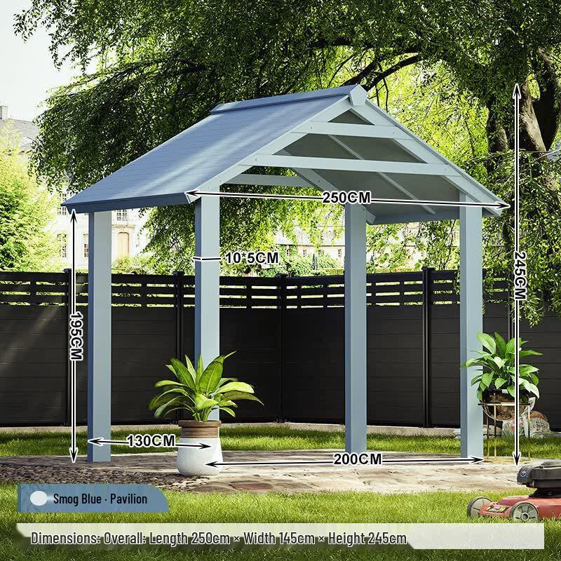 Outdoor Anti-Corrosion Wood Pergola Gazebo