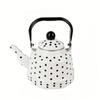 1Pc Enamel Tea Kettle Stainless Steel Teapot Stovetop Tea Kettle Coffee Pot Coffee Kettle Lovely Enamel Teapot For Loose Leaf Tea