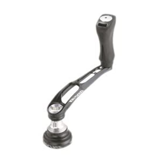 Dlive Fishing Air Steer 38mm Single Black Silver Type Handle, (Shimano 2)