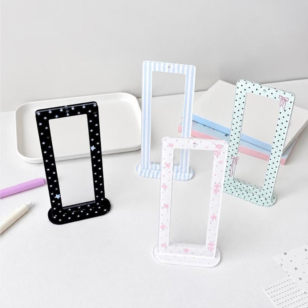 Rose Star Photo Booth Display Stand Interleaf Type Bookmark Holder For 2X6 Inch Photo Strips