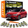 ZITWO Комплект светодиодных ламп салона Canbus для Renault Clio Megane Captur Kadjar Laguna Scenic Espace Koleos Twingo II III IV MK 2 3 4